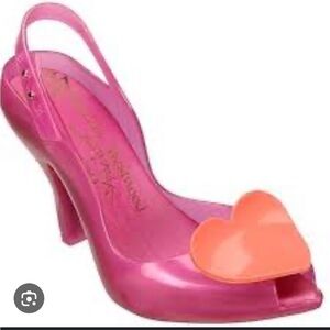 Melissa heart shoes yellow ONLY 2 LEFT  sz7 pink & yellow avail. 
Blue sold!